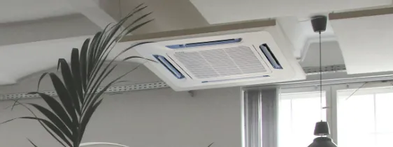 Ceiling cassette unit in an office